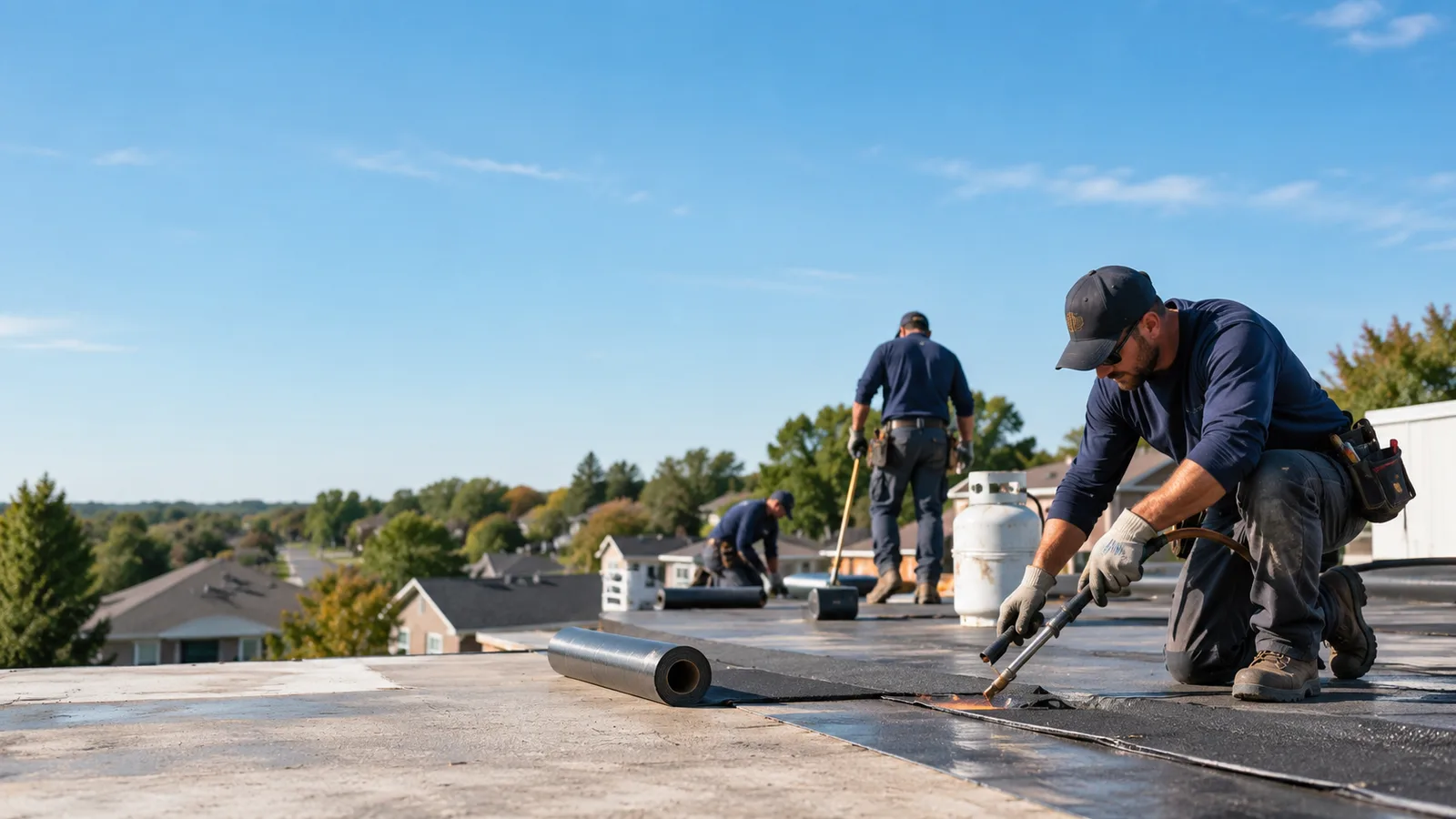 Flat Roof Leak Repair providers in Enon, OH